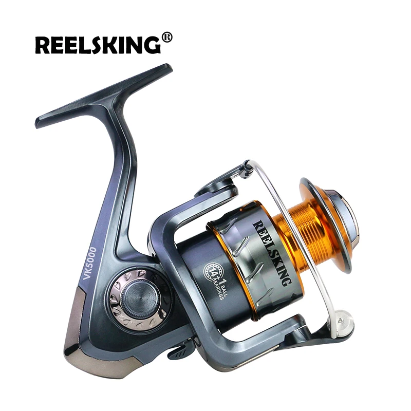 REELSKING резная металлическая катушка односторонняя муфта 5 5: 1 EVA шариковая ручка 2000
