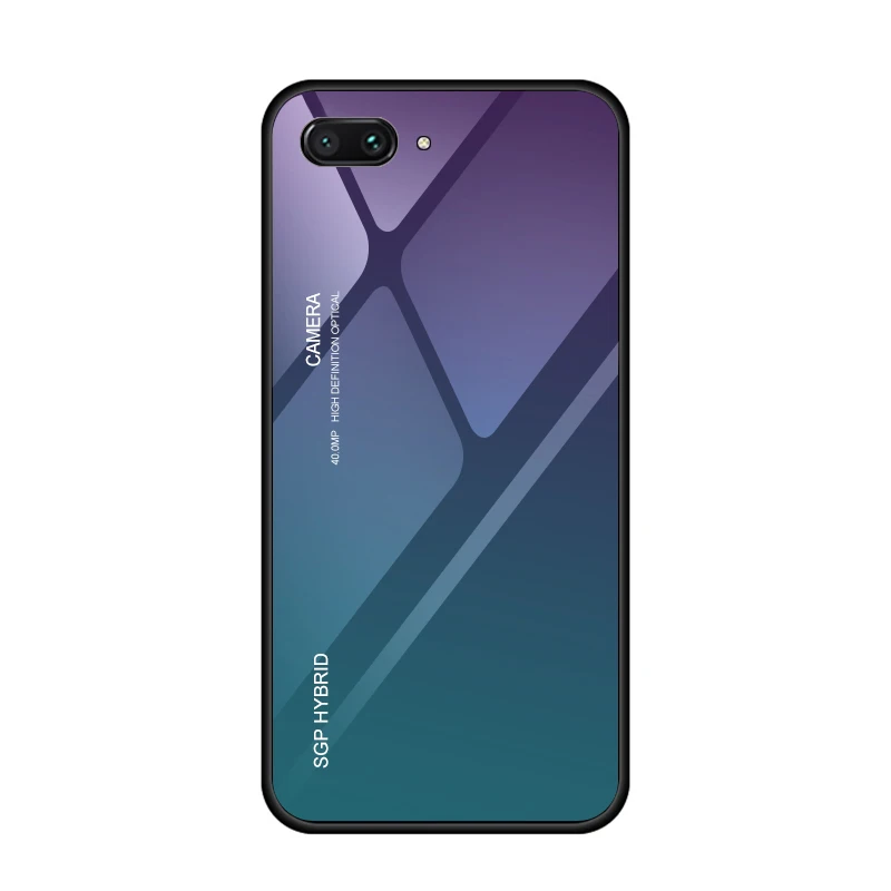 Чехол Honor10 Honor9 из закаленного стекла с градиентом для huawei Honor 9 8 Lite Note 10 7a 7c Pro 7x x8 Honer 8x max чехол в виде ракушки