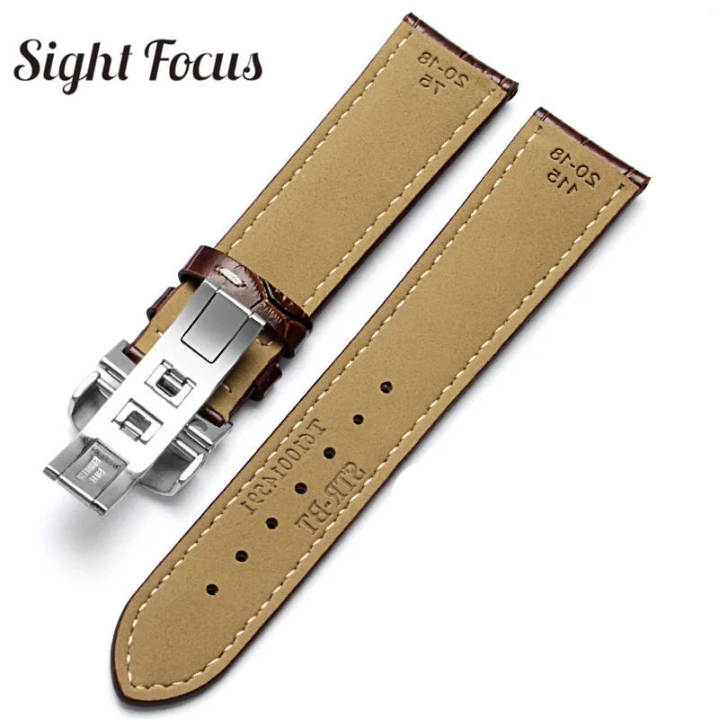 19 20 мм мужской ремень для часов Tissot 1853 кожаный ремешок Le Locle PRC200 PR100 T065 мужской ремень наручный браслет Masculino