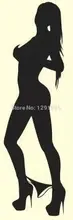 Free Shipping DIY urban fashion beautiful busty sex girl Sexy Lady women home stickers wall decor decals murals art Vinyl Poster