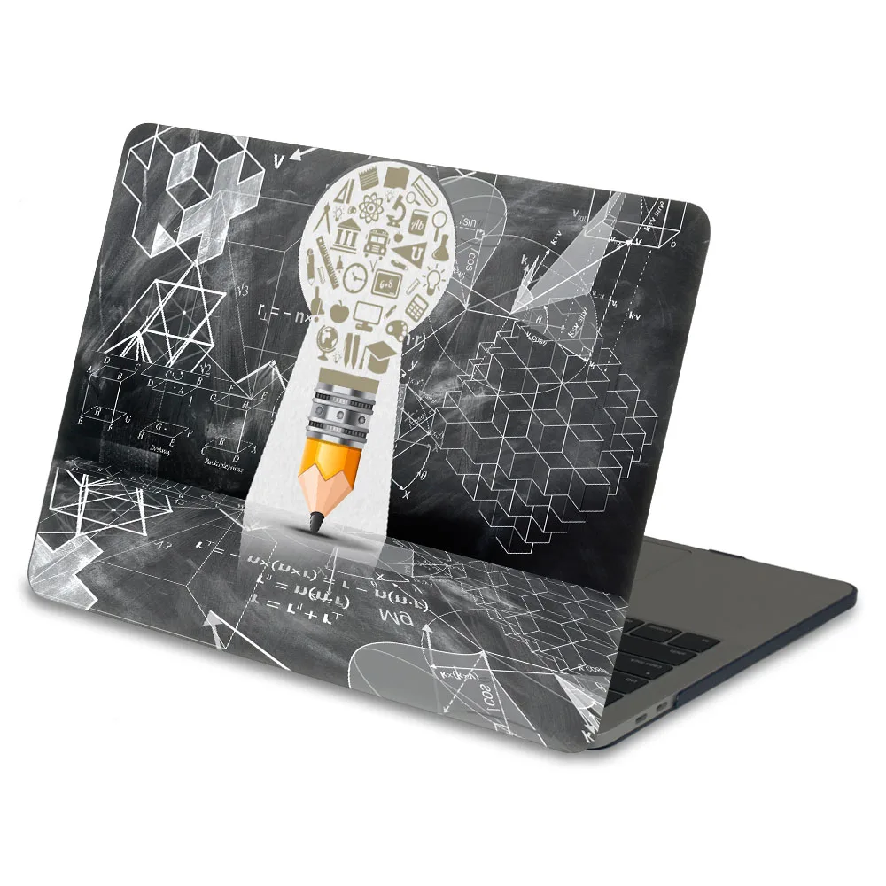 Жесткий чехол Redlai с пластиковым узором для MacBook Air Pro retina 11 12 13 15 16 дюймов Сенсорная панель A2141 A2159 A1932 чехол для ноутбука