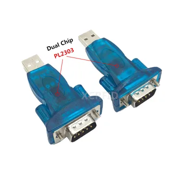 

USB 2.0 to RS232 Serial Converter 9 Pin Adapter Original PL2303 DB9 Plug Adapter Computer Converter for Win7 ,8 Win10 +CD Driver
