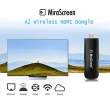 Mirascreen A2 ТВ Stick адресации любому устройству группы Беспроводной 1080P HDMI приемник Wi-Fi Dongle 2,4 г Мини Android ТВ для телефона ipad IOS Android Miracast