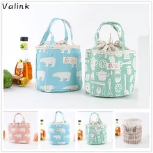 Valink 2018 Portable Cotton font b Lunch b font font b Bag b font for Women