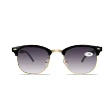 Мужские солнцезащитные очки с защитой от уф400 лучей, женские очки с серыми градиентными линзами, мужские диоптрийные очки, оправа-1,0-6,0