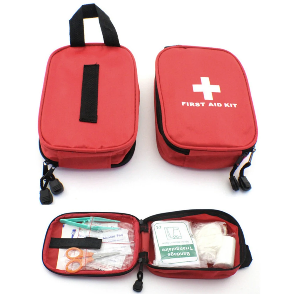 

First Aid Kit Package Mini Lightweight 31PCS Home Medical Bag for Emergencies at Home Outdoors Camping Workplace Hiking Survival
