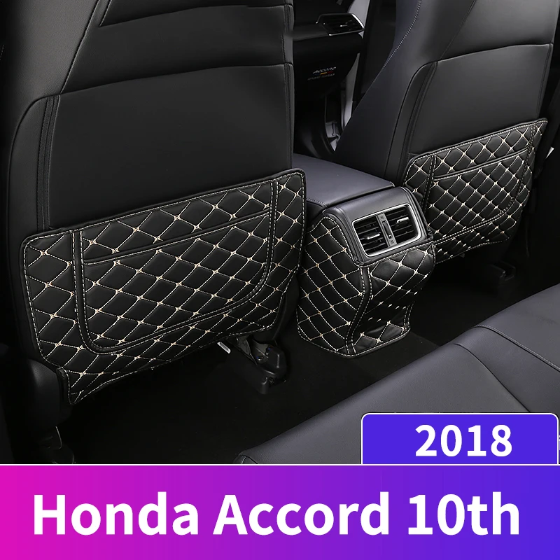 

Car Seat Covers Protectors Care Seat Back Anti-kick Pad Case for children Kick Mats For Honda Accord 10th 2018 2019 Accessories