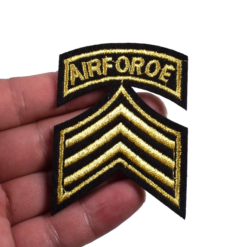 

2018 Real Parches Airforce Army Airborne Patch Badges Patches Badge Applique Sewing Iron On Clothes Garment Apparel Accessories