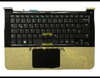 

Genuine GR/German Keyboard for Samsung NP900X3A 900X3A laptop Keyboard GR Layout BA75-02899C Black color with touchpad palmrest