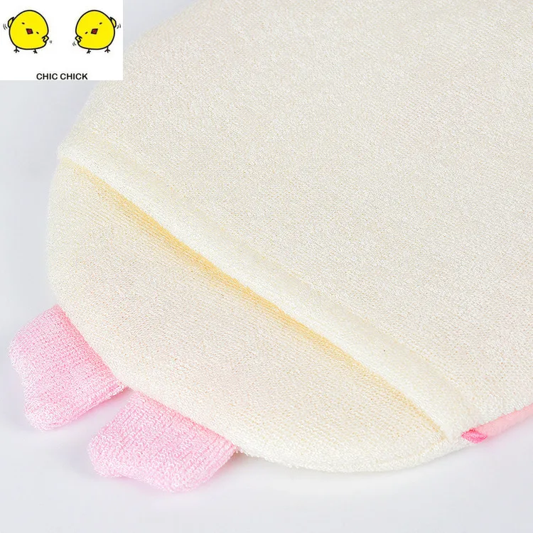 New Cartoon Owl Cleaning Tool Wash Towel Bath Towel Bamboo Fiber Bath Glove Bathing Toy For Boy And Girl
