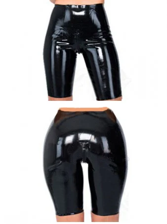 latex panties Black