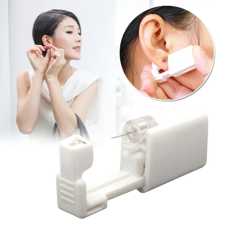 Ear Pierce Machine Painless Pierced Ear Stud Piercing Non Painful Anti