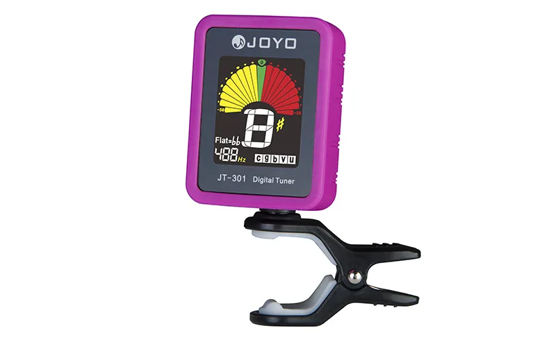 JOYO color screen tuner guitar bass ukulele violin universal tuner mini portable clip on digital electric string accessories