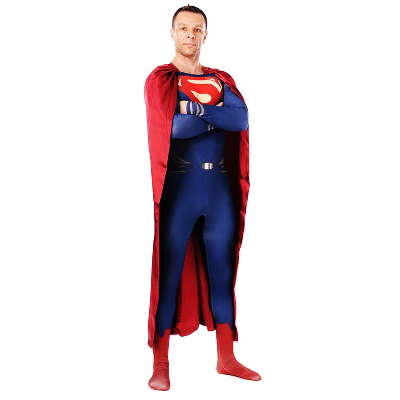 Halloween Cosplay Tights DC Comics Justice League Anime Superman Costumes Tights One Piece Men And