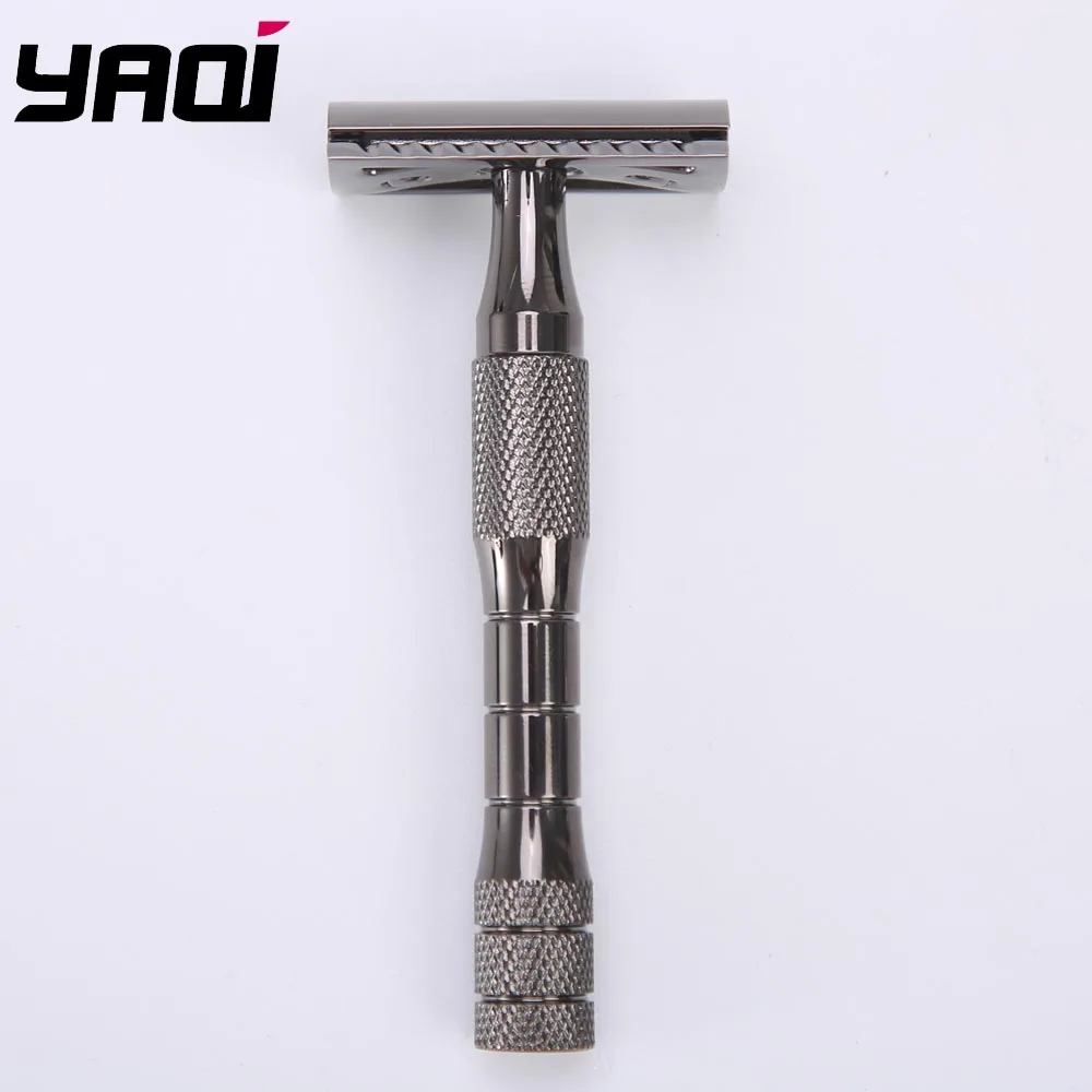 

Yaqi Chrome Color Stainless Steel Handle 3 pcs Men Safety Razor