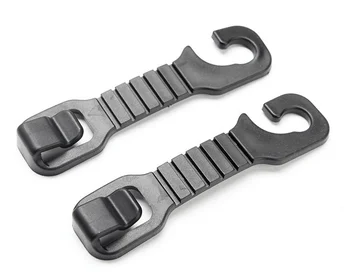 

100PCS Car Back Seat Headrest Hanger Holder Hooks For Bag Purse Cloth Grocer