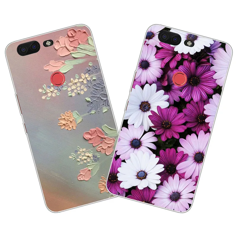 

Infinix Zero 5 X603 Case,Silicon Colorful flowers Painting Soft TPU Back Cover for Zero 5 X603 Phone protect cases shell