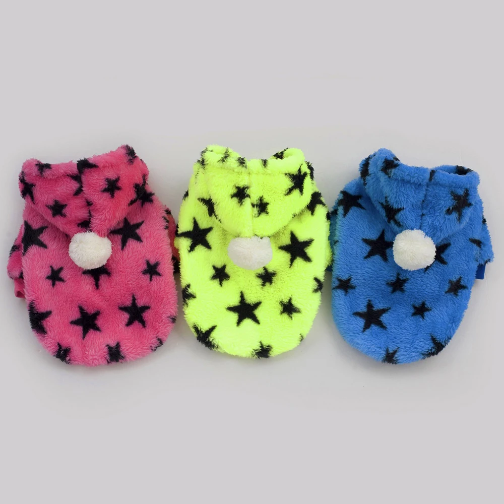 Warm Dog Clothes For Small Dogs Pentagram Pattern font b Pet b font Clothing Winter font