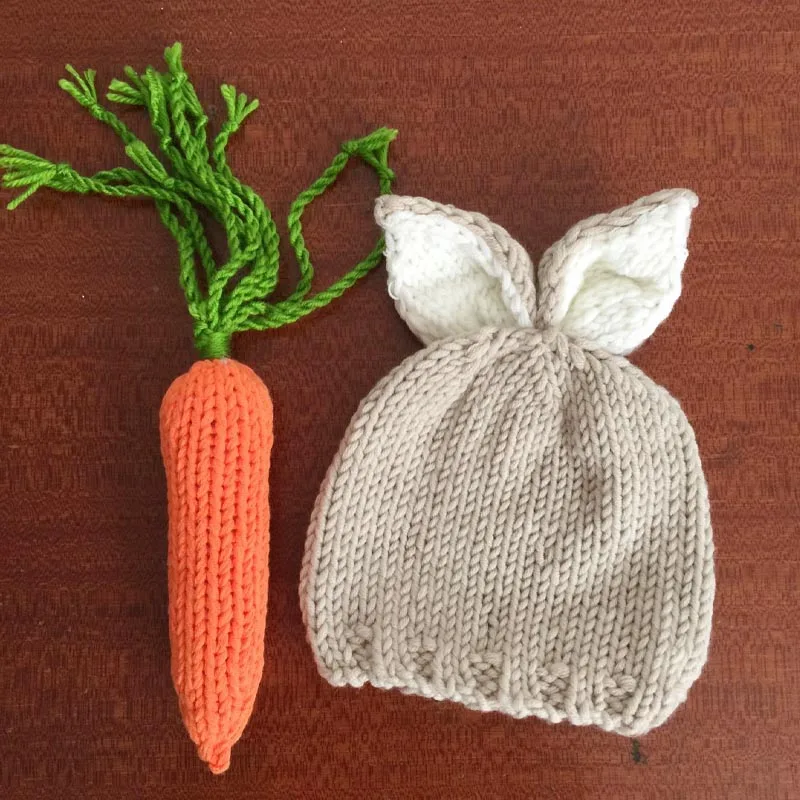 newborn photography props rabbit