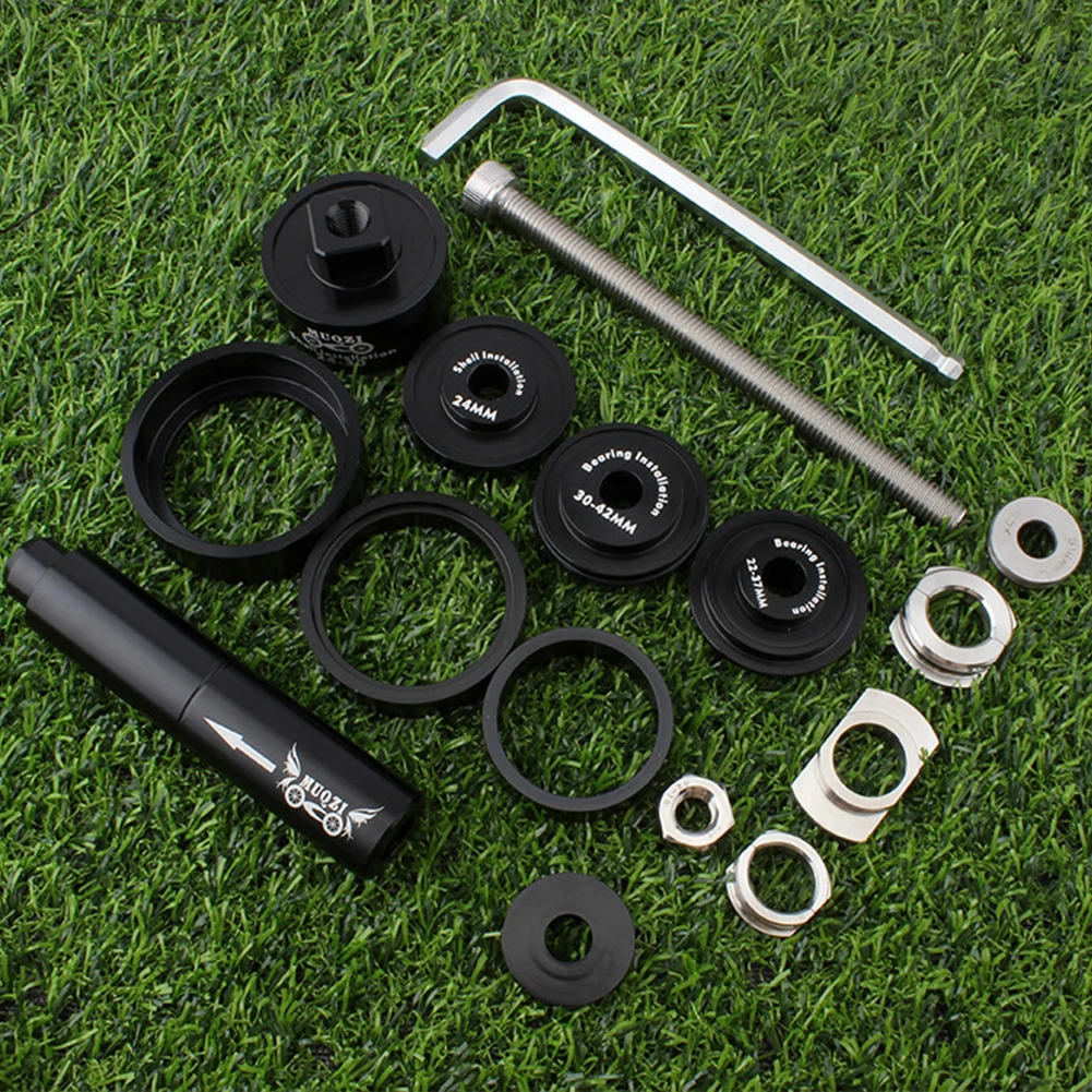 Disassembly Axis Bicycle Assorted Bearing Alloy Repair Center Shaft Easy Use Removal Tool Set Install Press In Practical Wrench Disassembly Axis Bicycle Assorted Bearing Alloy Repair Center Shaft Easy Use Removal Tool Set Install Press In Practical Wrench