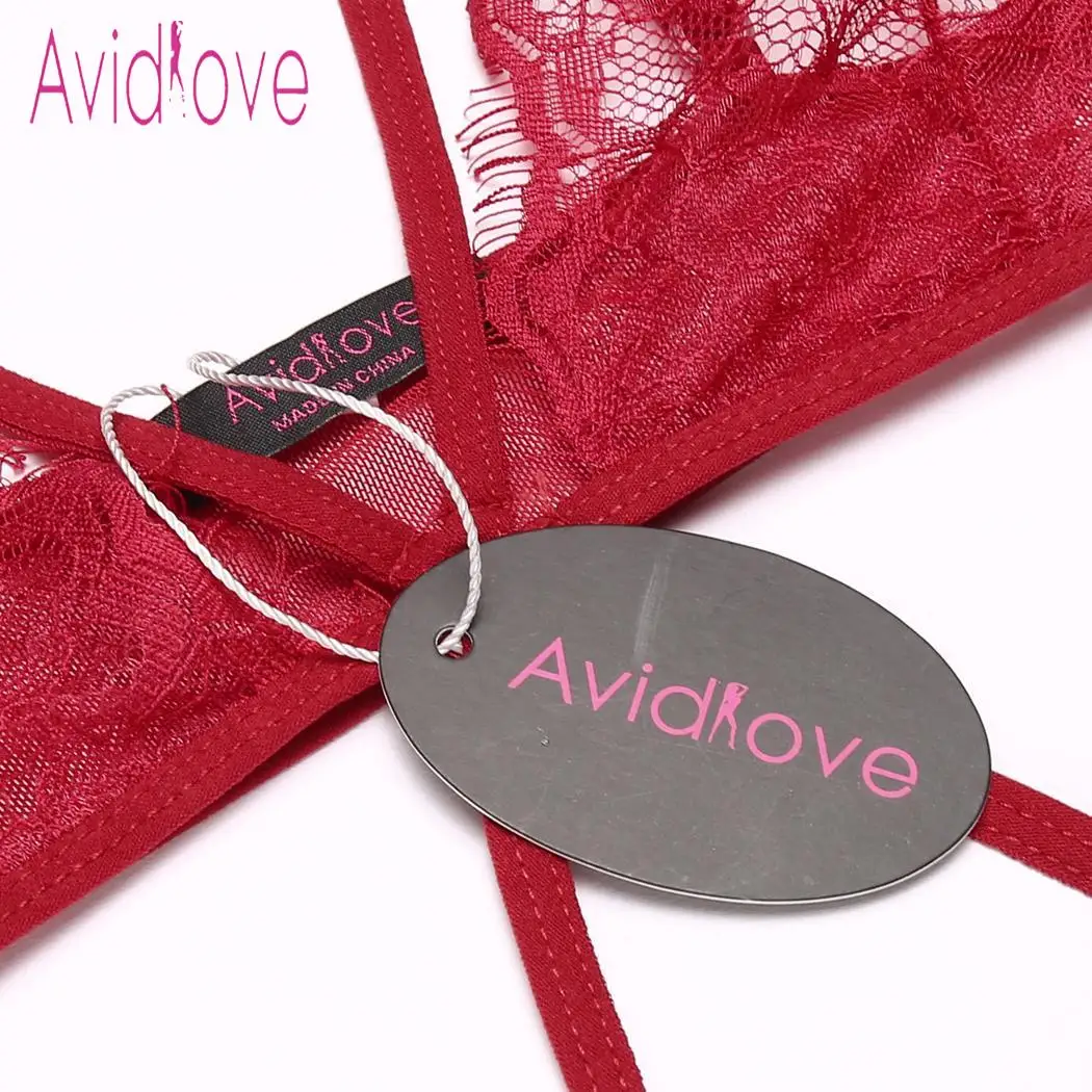 Avidlove Women Babydoll Sexy Lingerie Set Hot Erotic Open Cup Strappy Floral Lace Bra and Women Set with G-String lenceria Avidlove Women Babydoll Sexy Lingerie Set Hot Erotic Open Cup Strappy Floral Lace Bra and Women Set with G-String lenceria