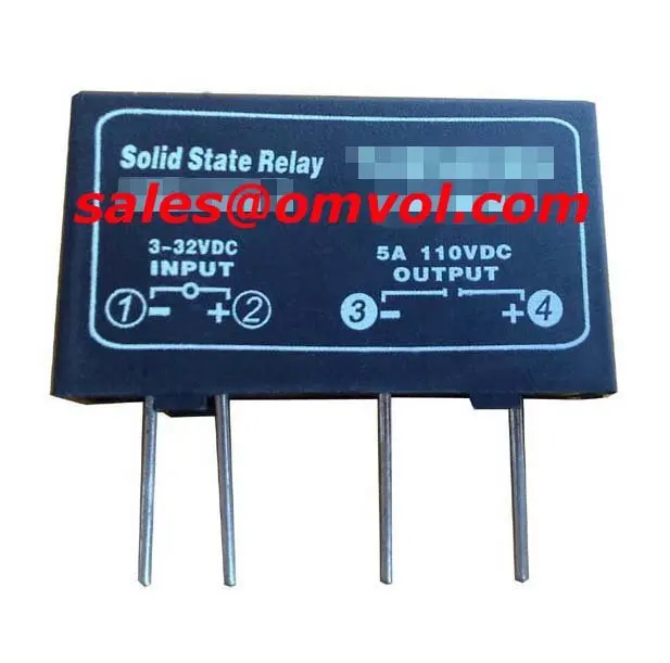 pcb mounting ssr slim 5A pcb solid state relay input 3 32VDC output 5
