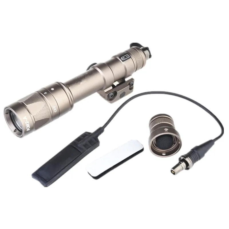 Tática com Interruptor da Cauda Versão de Preto Lâmpada Lanterna Scoutlight Full Nova M600w Led 13 Luzes de armas