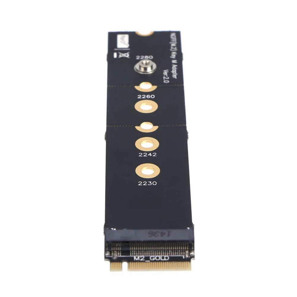 Гибкий 4 слойный PCI E Express M.2 NGFF M удлинитель ключа адаптер конвертер с винтовым
