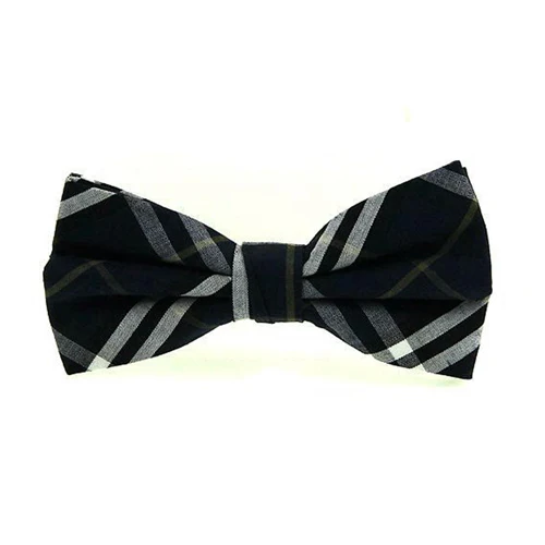 HUISHI, высокое качество, модные повседневные мужские галстуки-бабочки из полиэстера в клетку, мужские галстуки-бабочки для галстука-бабочки, полосатые клетчатые смокинги с красным бантом - Цвет: H 15
