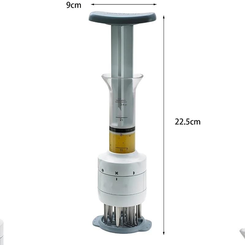 Соусы из нержавеющей стали инъекции мяса Tenderizer сосны ручные кухонные инструменты иглы стейк мясо инжектор приготовления барбекю инструменты