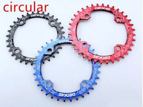 Звездочка зубчатая Deckas 104BCD для горного велосипеда 32T 34T 36T 38T 104 BCD|bicycle crank|bicycle crank