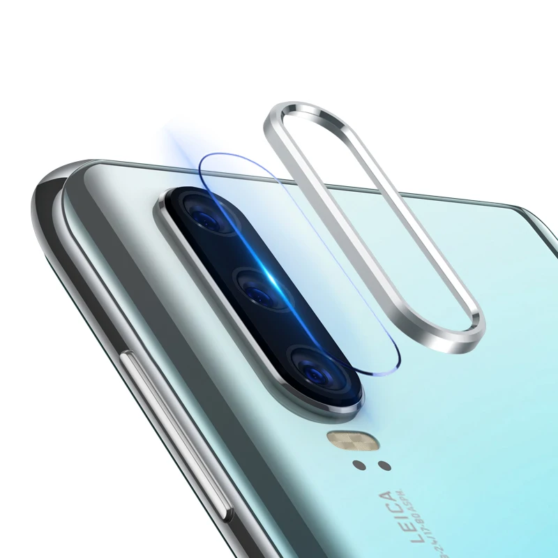 Fit Camera Lens Soft Screen Protector for Huawei P30 Pro Lite Tempered Glass Back Aluminum Protective Ring for P30 Pro Lite