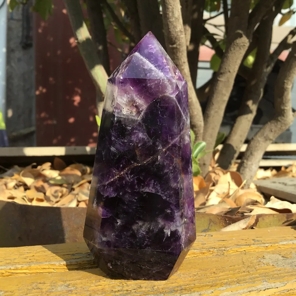 Натуральный пурпурный кварц Crystal Point Dream Камень Аметист crystal polytope|Камни| |