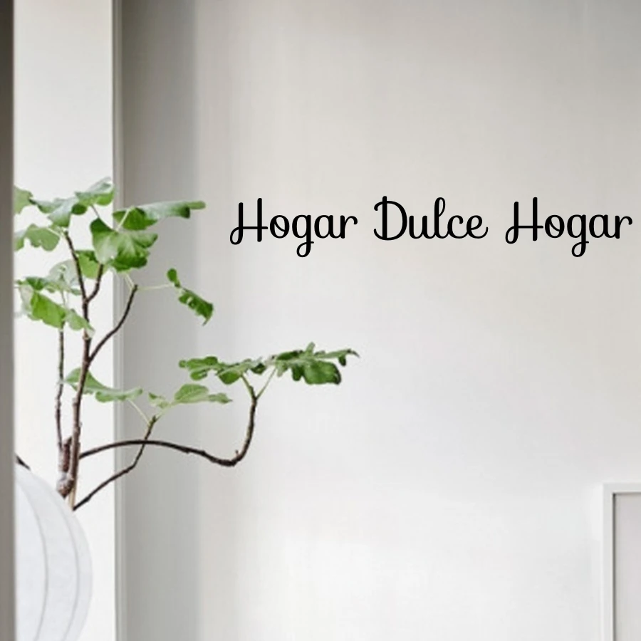 Hogar Dulce Hogar Наклейки на стены испанский Sweet Home Котировки Виниловые Наклейки для декора для дома