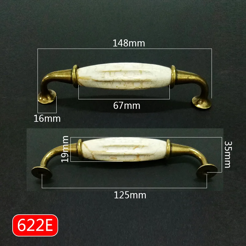 622大理石裂纹陶瓷拉手=详情E