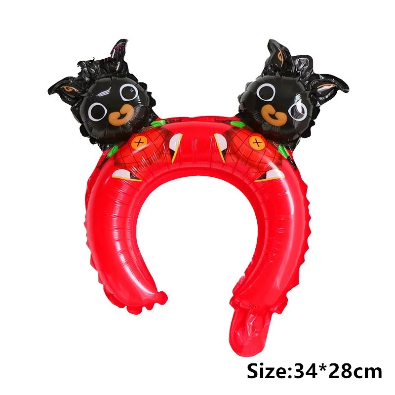 

5pcs Bing Bunny Foil Balloon Rabbit Animal Balloons Toys For Kids Boys Birthday Hair Band Headband Party Decorations Toys Globos