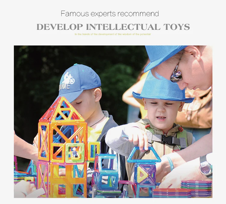 Vinedi большая магнитная конструкция игрушки магнит модель здания и развивающие игрушки для детей