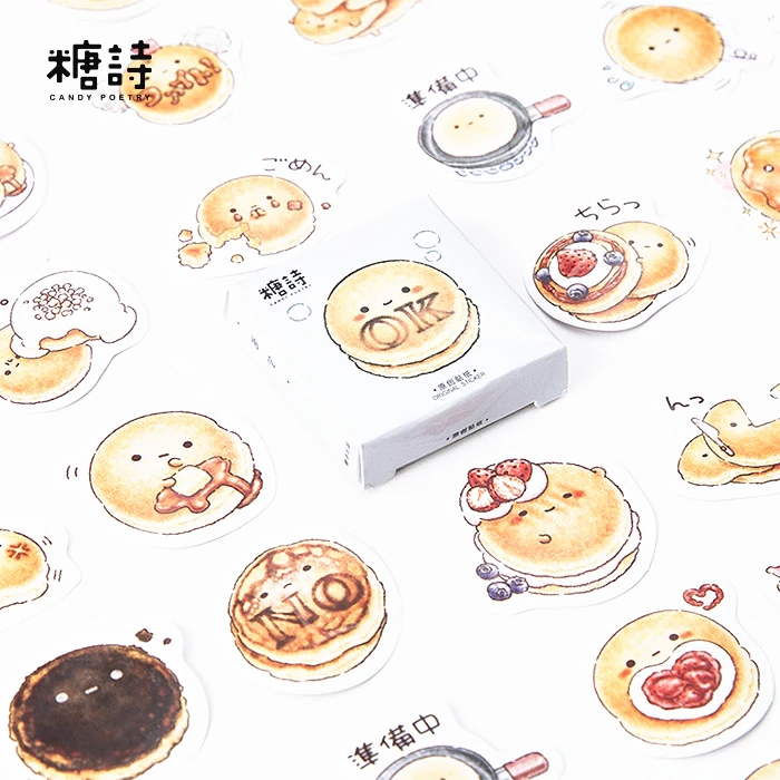 

pcs/set Funny Bread Memo Pad Diary Stickers Pack Posted It Kawaii Planner Scrapbooking Sticky Stationery Escolar School Supplies