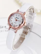 New Fashion Rose gold Watch Women Luxury Brand PU Leather Quartz Watch For Women Casual Dress Wristwatches Hours Female Clock burei brand men women dress quartz watch new hand couples table clock real leather fashion casual wristwatches hot sale gift