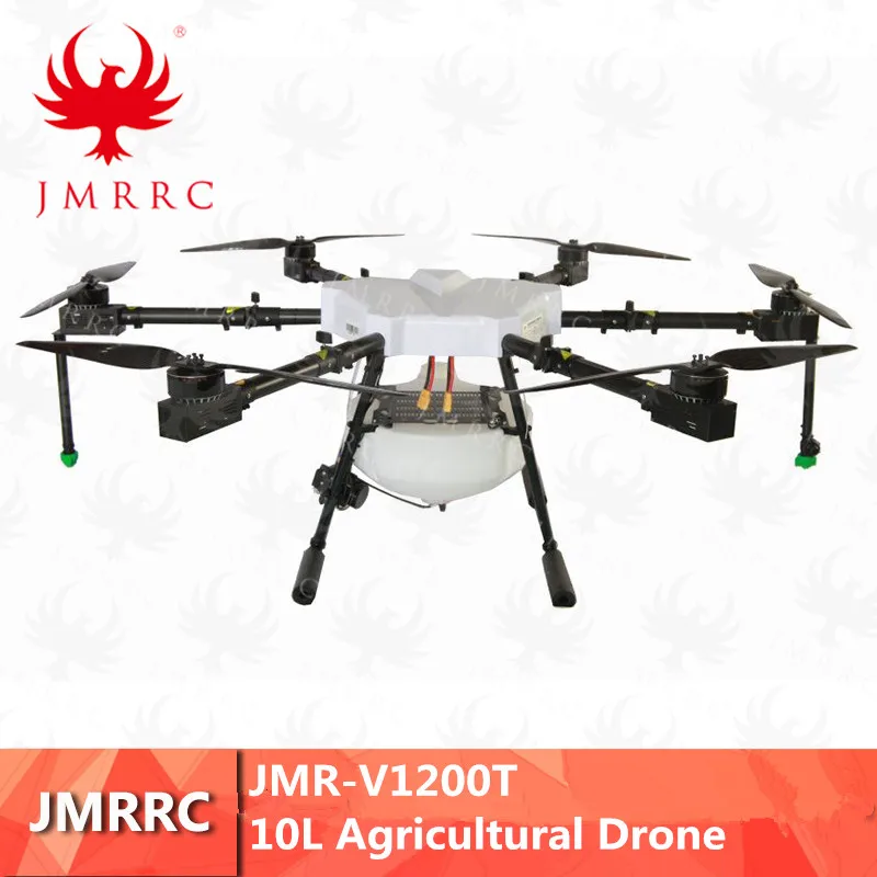 2018 New JMR-V1200T 10KG / 10L hexacopter agricultural spraying drone finished RTF 1200mm frame Agriculture UAV