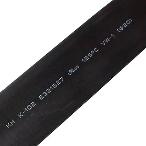 20 мм 51/64 &quotДиаметр Термоусадочная трубка 6 м 19 7 футов черный|heat shrink|tube shrinkblack heat