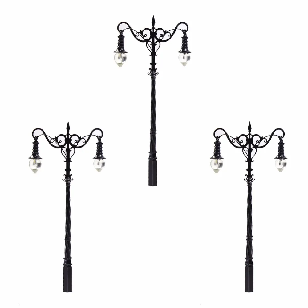 Buy 3pcs Model Railroad train Lamp posts Yard street
