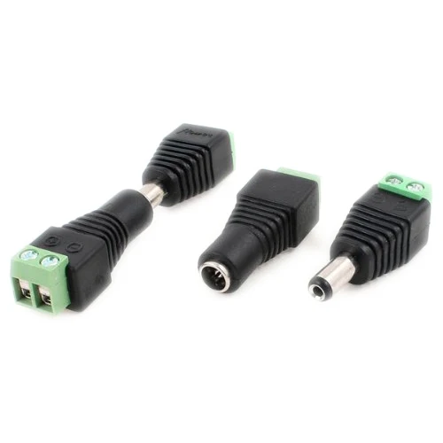 

WSFS Hot 40 Pcs DC Power Cable Female Male Plug Connector for CCTV Camera