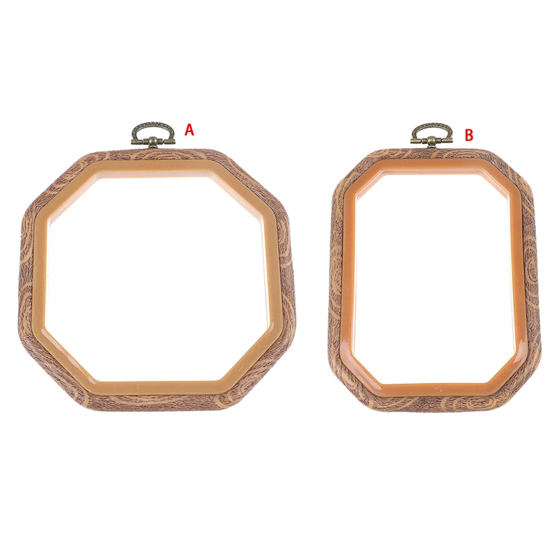 Wooden Plastic Frame Embroidery Hoop Ring Circle Round Loop For Cross Stitch Machine Hand DIY Needlecraft Sewing Tools 2 Sizes | Дом и сад