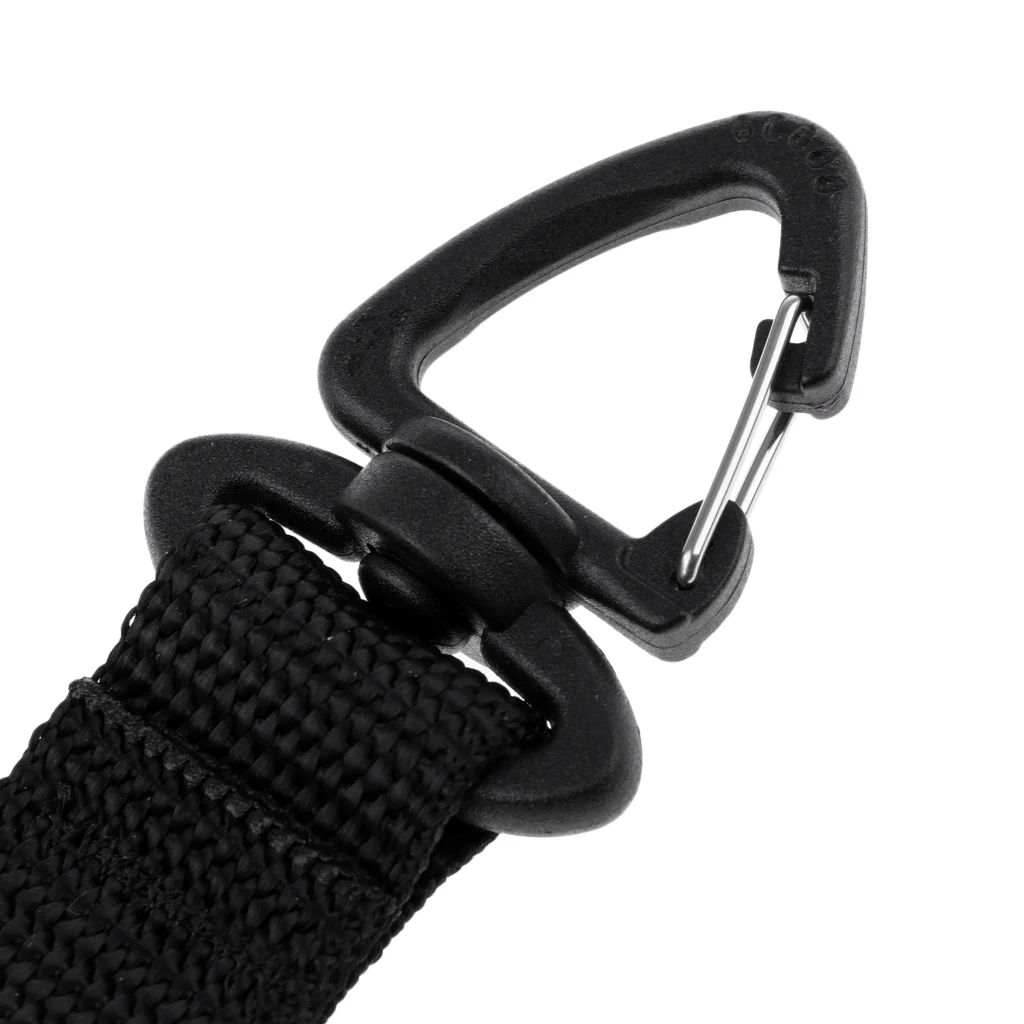 Lightweight Portable Universal Silicone Scuba Diving Webbing Regulator Octopus Mouthpiece Holder Retainer & Snap Clip Hook 