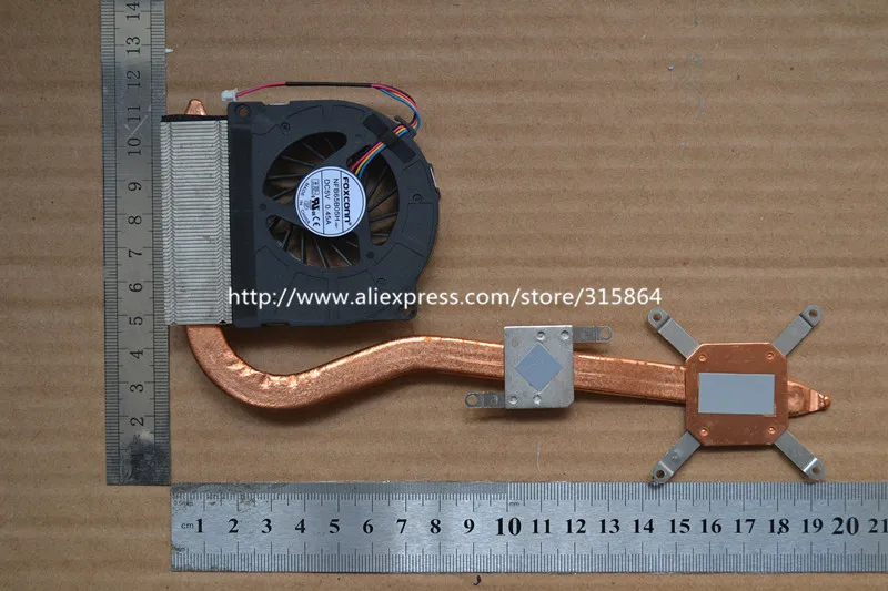 Новый ноутбук cpu охлаждающий вентилятор для ASUS A40 K42J A42J X42J K42JC K42JR с радиатором |