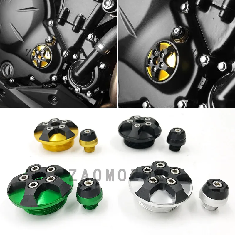 black XX eCommerce Motorcycle Motorbike CNC Engine Oil Filter Cover Cap for 2015-2019 Kawasaki Vulcan S VN650