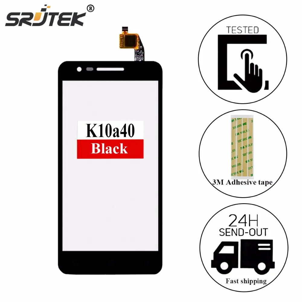 

srjtek 5inch screen For Lenovo Vibe C2 K10a40 Touch Sensor Screen Digitizer Replacement Parts+Tape
