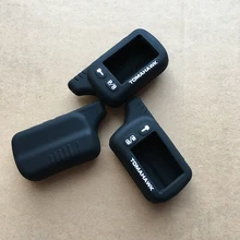 Silício chave do carro caso capa para TZ9010 Tomahawk TZ9030 TZ9020 TZ7010 Lcd TZ9010 Dois SENTIDOS remoto 5 botão de controle remoto de Carro carteira