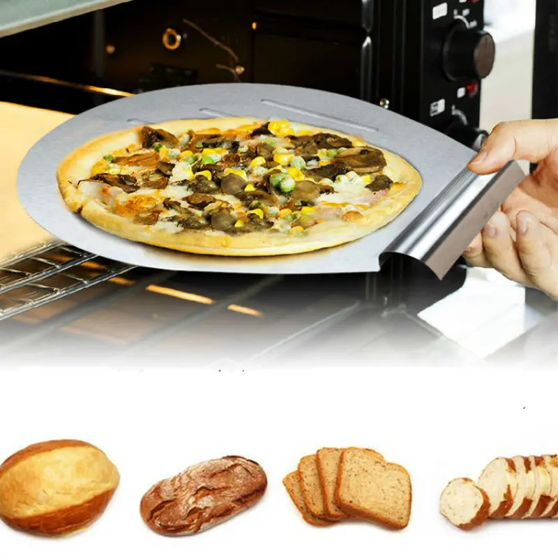 Нержавеющая сталь Jumbo торт подъемник слоистых пицца печенье весло гриль лопатка кухни Торт Инструменты